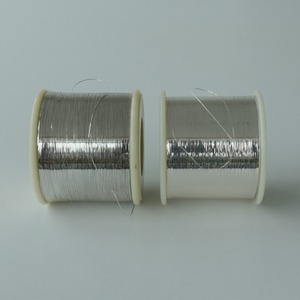 170grams Flat Yarn M Type Metallic Yarn Double Pure Silver